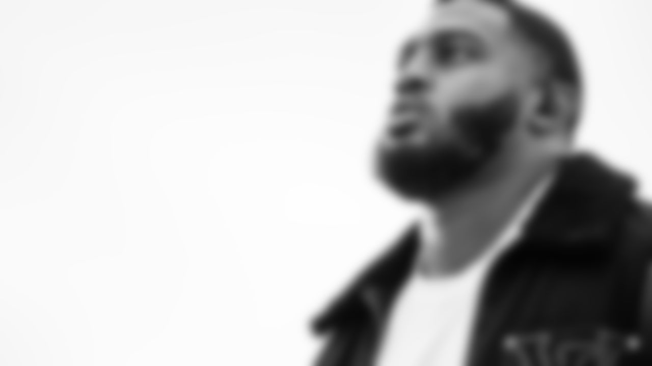 Tackle JC Latham #55 of the Tennessee Titans during the travel day at the Nashville International Airport on December 06, 2025 in Nashville, TN. Photo by Jessie Roger/Tennessee Titans