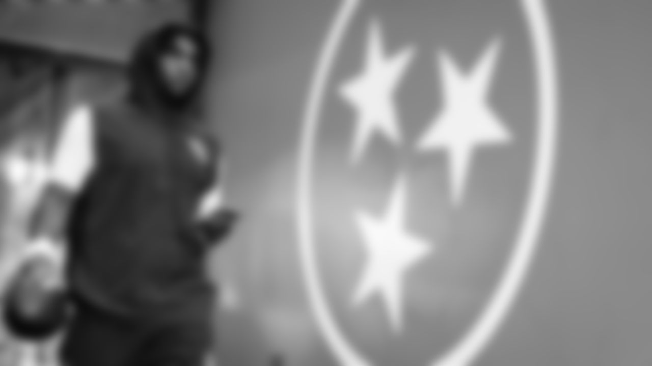 Quarterback Cam Ward #1 of the Tennessee Titans during the game between the Tennessee Titans and the Jacksonville Jaguars at Nissan Stadium on November 30, 2025 in Nashville, TN. Photo By Beau Brune/Tennessee Titans