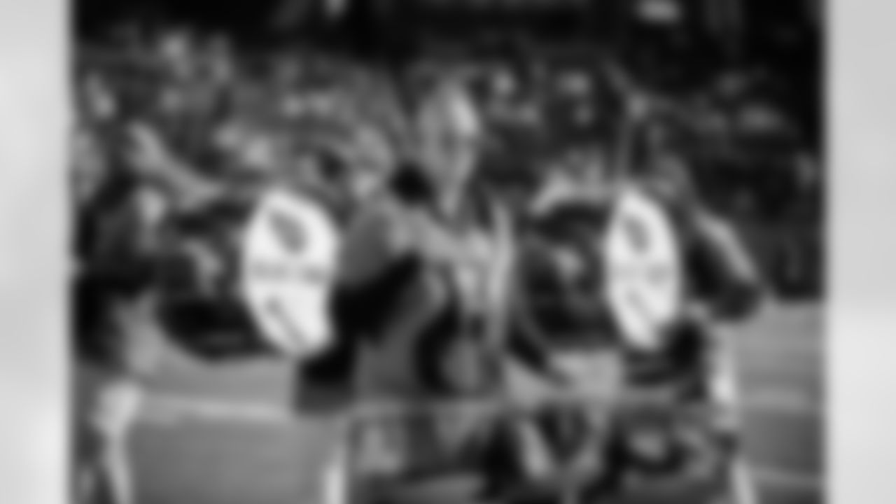 Tennessee Titans Blue Crew Drumline performing before the game between the Tennessee Titans and the Jacksonville Jaguars at Nissan Stadium on November 30, 2025 in Nashville, TN. Photo By Kaitlyn Hungerford/Tennessee Titans