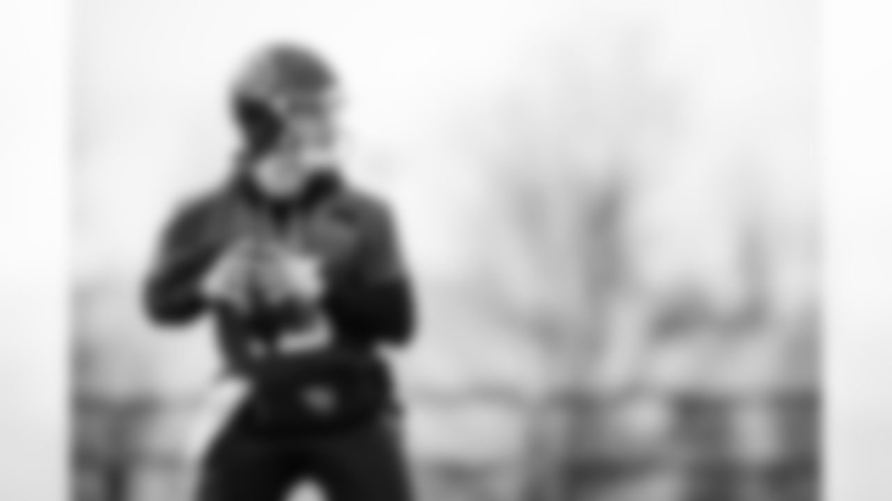 Quarterback Trevor Siemian #15 of the Tennessee Titans during practice at the Ascension Saint Thomas Sports Park on December 31, 2025 in Nashville, TN. Photo By Donald Page/Tennessee Titans
