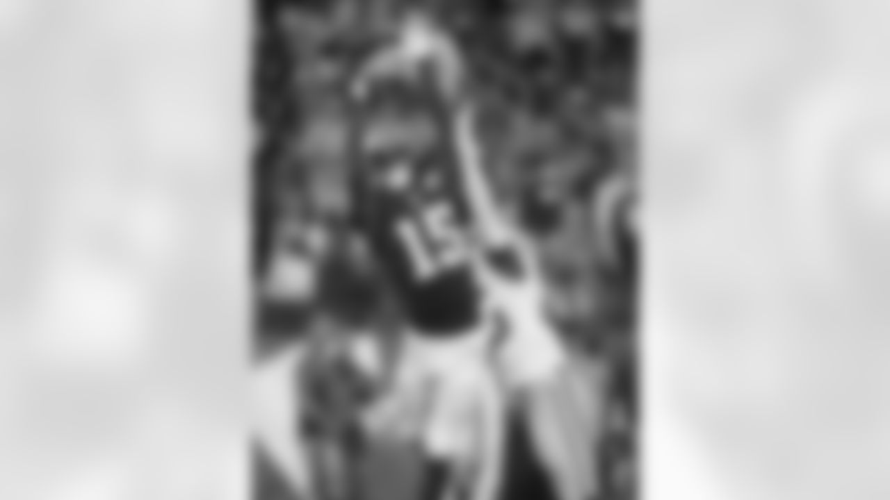 Tennessee Titans Justin Hunter (15) in a game against the San Francisco 49ers at L.P. Field in Nashville, TN. on October 20,2013.
(AP Photo/Tom DiPace)