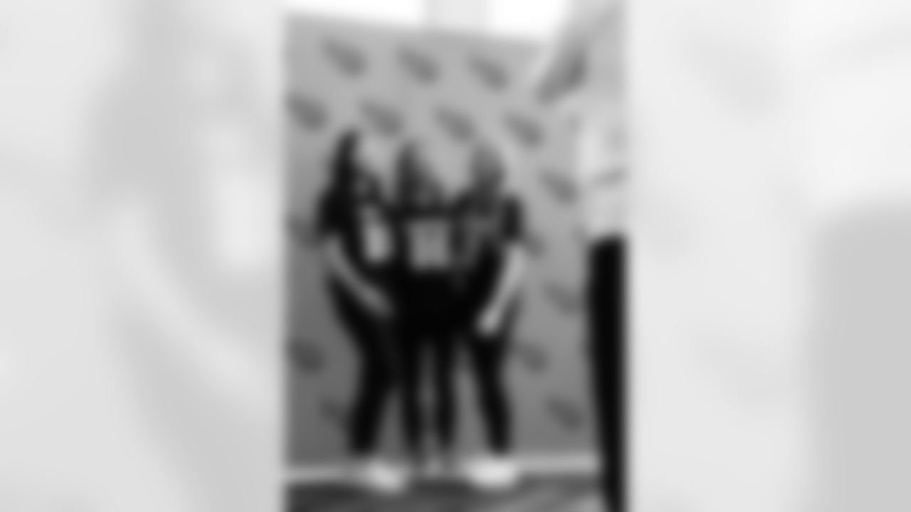 Tennessee Titans host a girls high school flag football media day at Nissan Stadium on February 18, 2026 in Nashville, TN. Photo By Jessie Rogers/Tennessee Titans