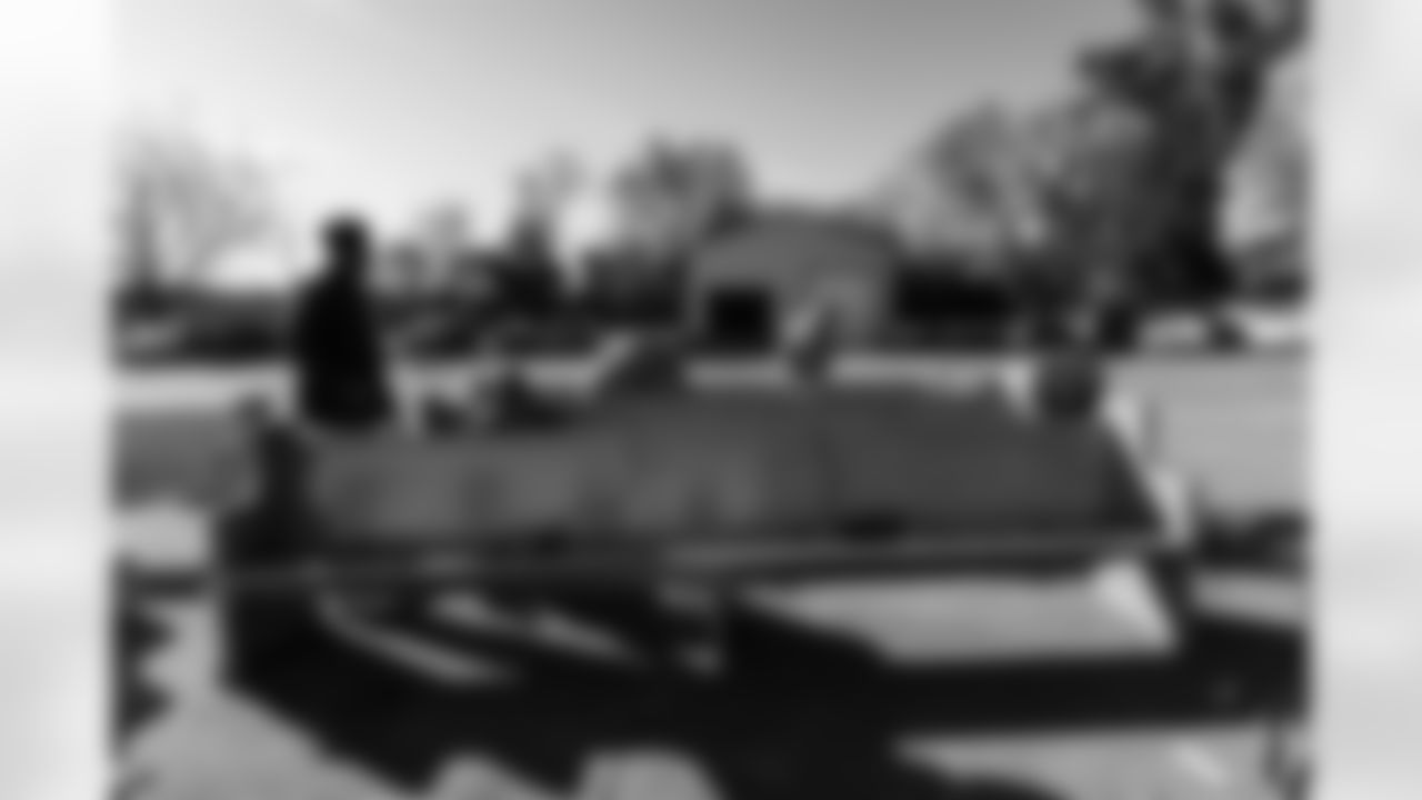 The Tennessee Titans partner with CreatiVets to help renovate a former church building to be a new art center for veterans on November 14, 2025 in Nashville, TN. Photo By Jessie Rogers/Tennessee Titans