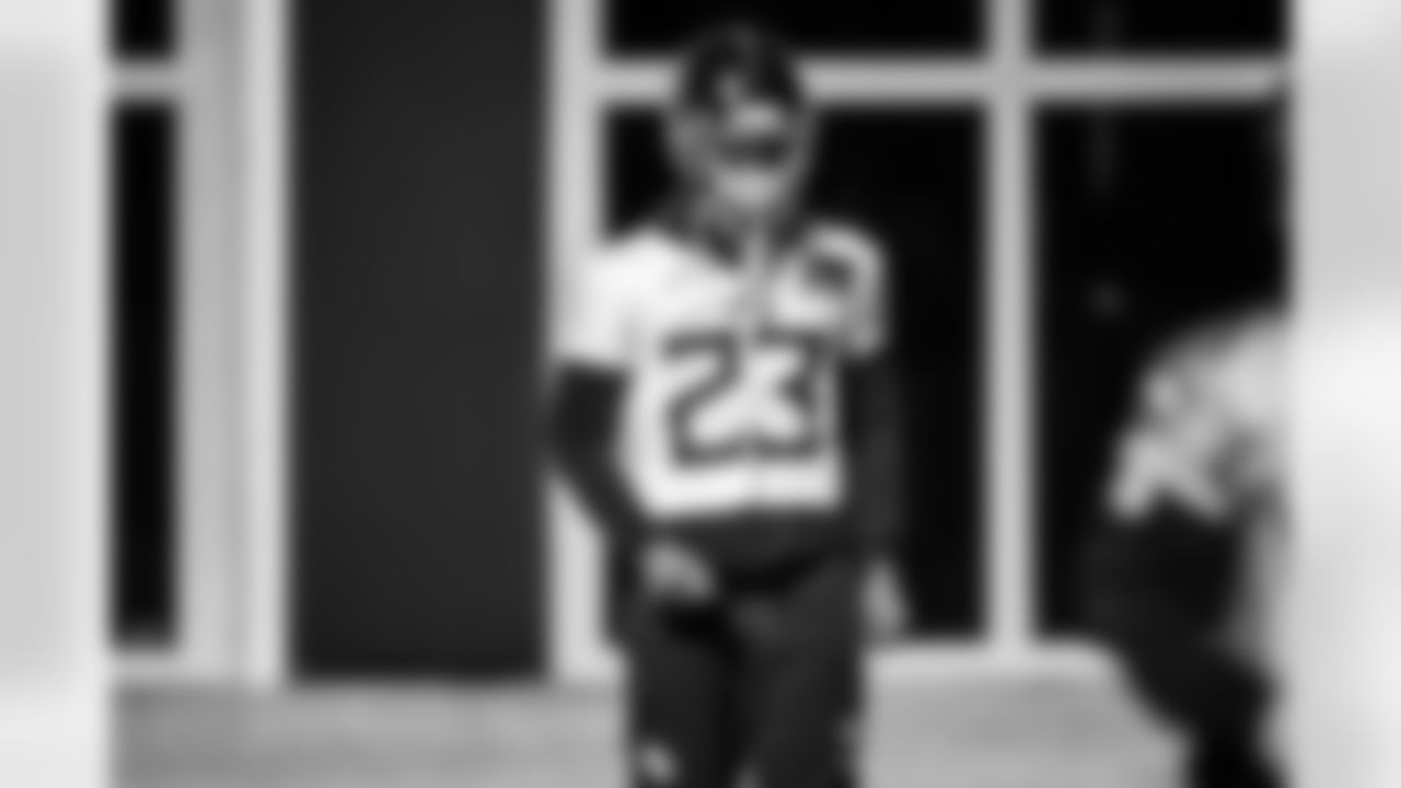 Safety Kevin Winston Jr. #23 of the Tennessee Titans during practice at the Ascension Saint Thomas Sports Park on November 28, 2025 in Nashville, TN. Photo By Beau Brune/Tennessee Titans