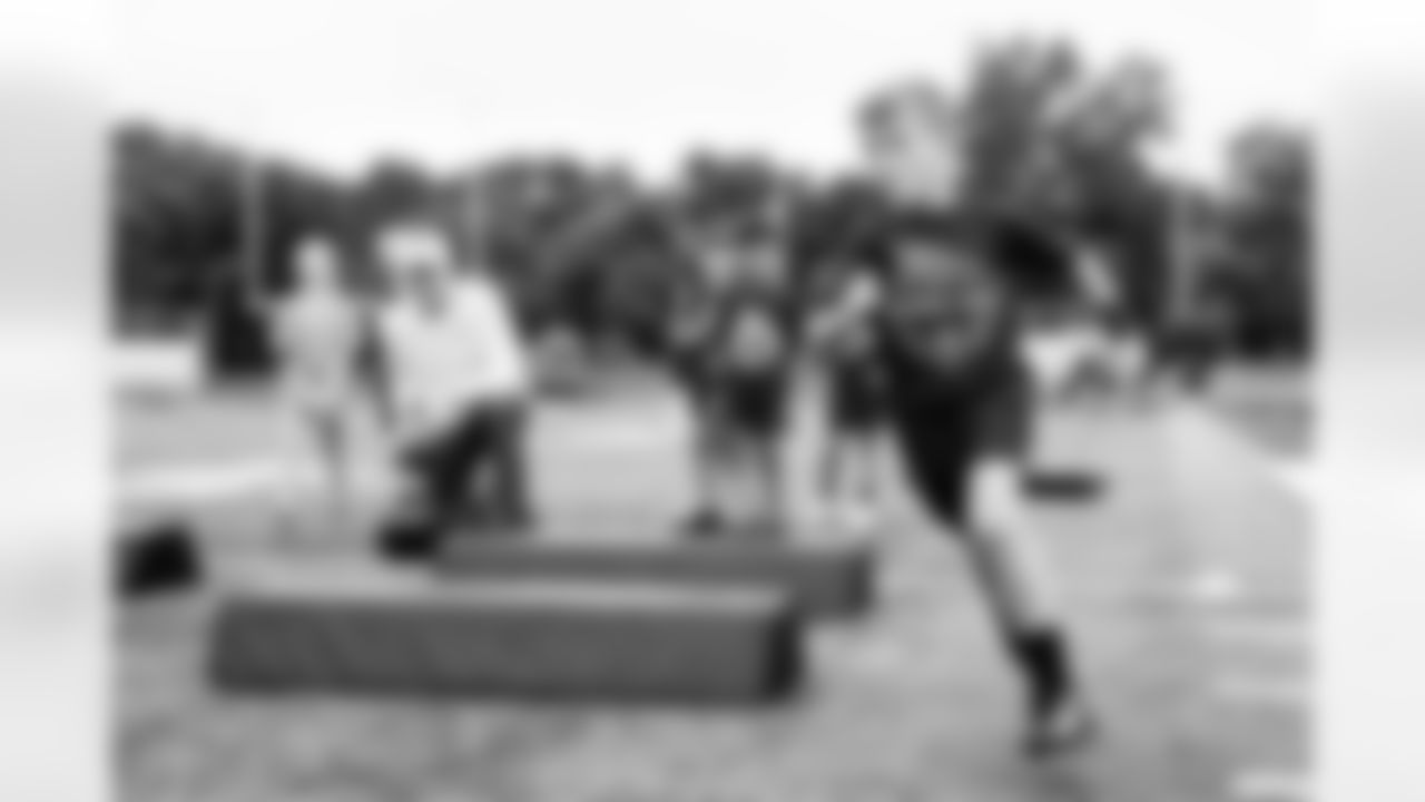 Tennessee Titans Youth Football Camp at Lipscomb Academy on June 20, 2025 in Nashville, TN. Photo By Beau Brune/Tennessee Titans
