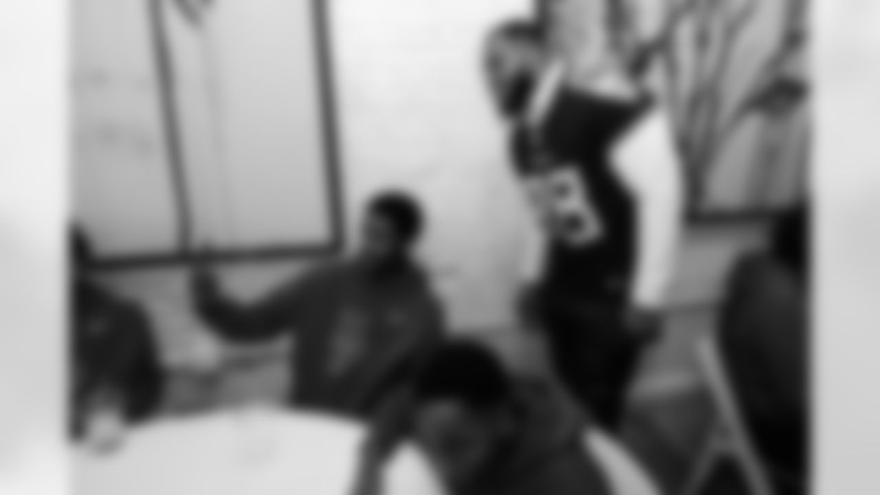 Rose Park Middle School Football Championship Celebration on December 02, 2025 in Nashville, TN. Photo By Beau Brune/Tennessee Titans