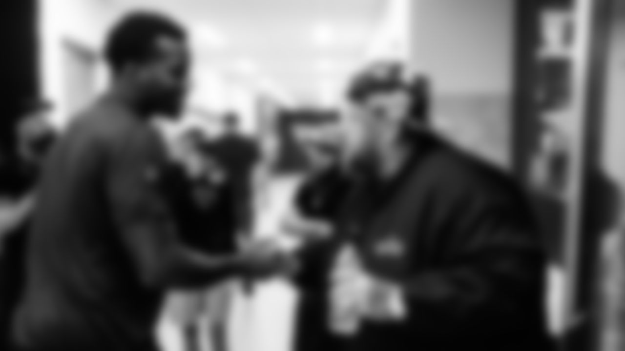 Jelly Roll visits Ascension Saint Thomas Sports Park on August 21, 2024 in Nashville, TN. Photo By Donald Page/Tennessee Titans
