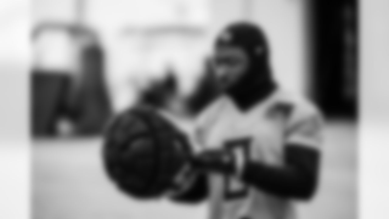 Running back Tyjae Spears #2 of the Tennessee Titans during practice at the Ascension Saint Thomas Sports Park on December 26, 2025 in Nashville, TN. Photo By Donald Page/Tennessee Titans