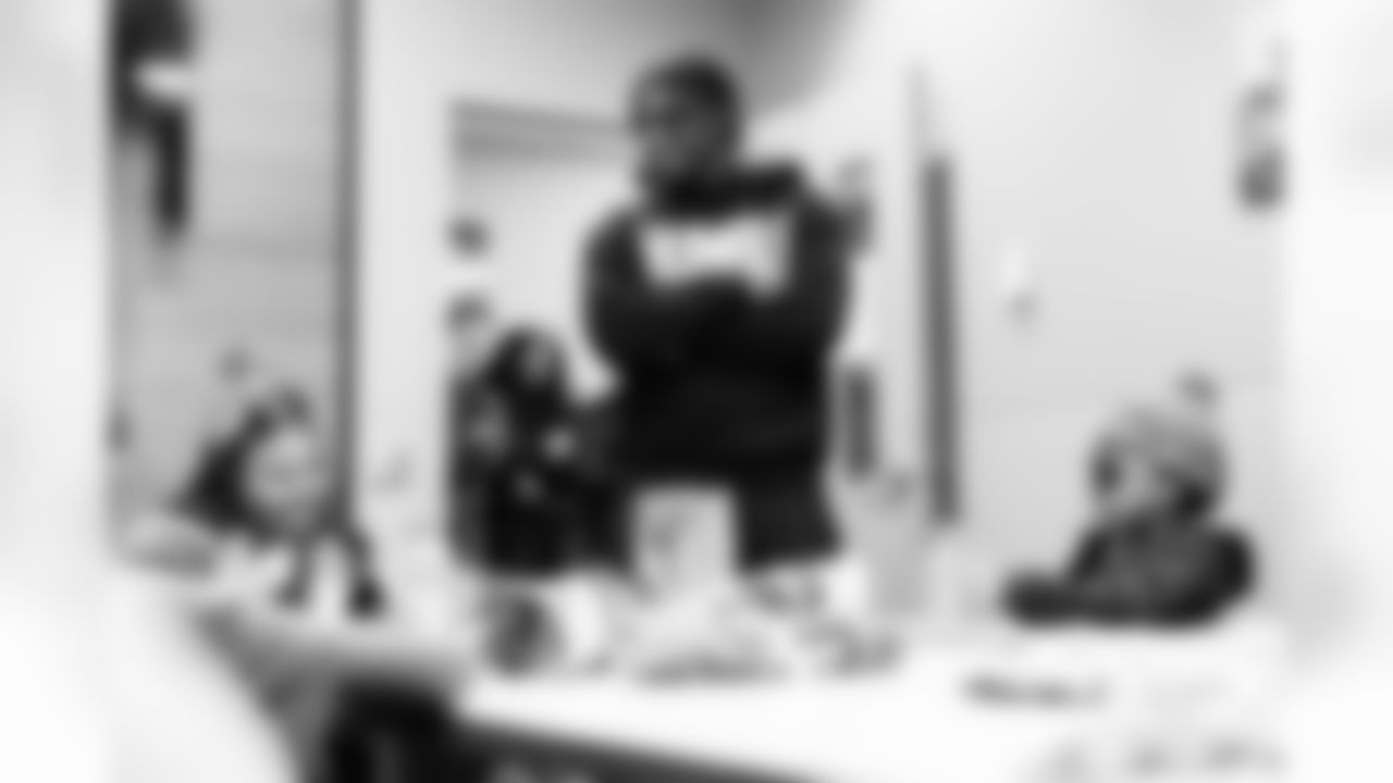 Quarterback Cam Ward #1 of the Tennessee Titans partners with Preston Taylor Ministries to take 8 kids holiday shopping on December 16, 2025 in Nashville, TN. Photo By Jessie Rogers/Tennessee Titans