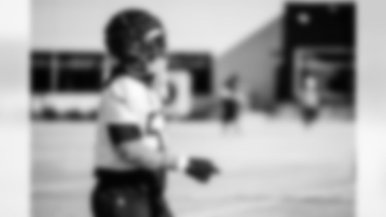 Linebacker James Williams Sr. #52 of the Tennessee Titans during practice at the Ascension Saint Thomas Sports Park on December 12, 2025 in Nashville, TN. Photo By Donald Page/Tennessee Titans