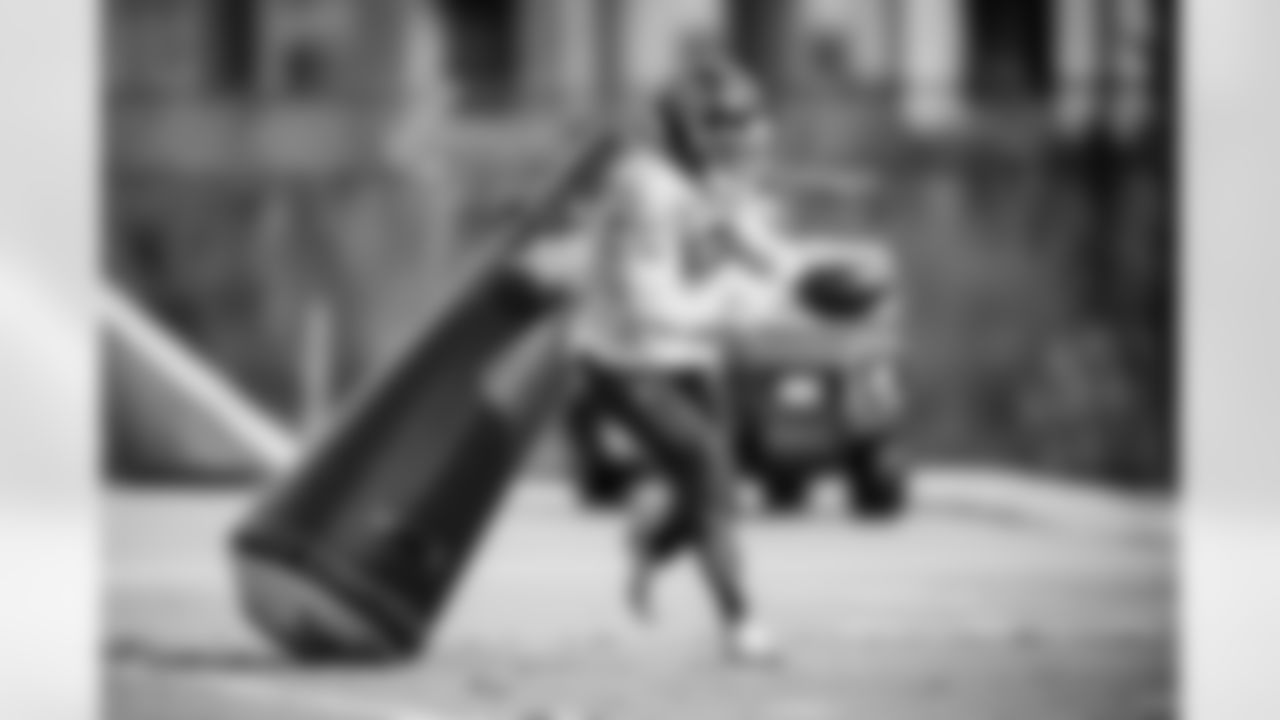 Wide receiver James Proche II #13 of the Tennessee Titans during practice at the Ascension Saint Thomas Sports Park on November 13, 2025 in Nashville, TN. Photo By Donald Page/Tennessee Titans