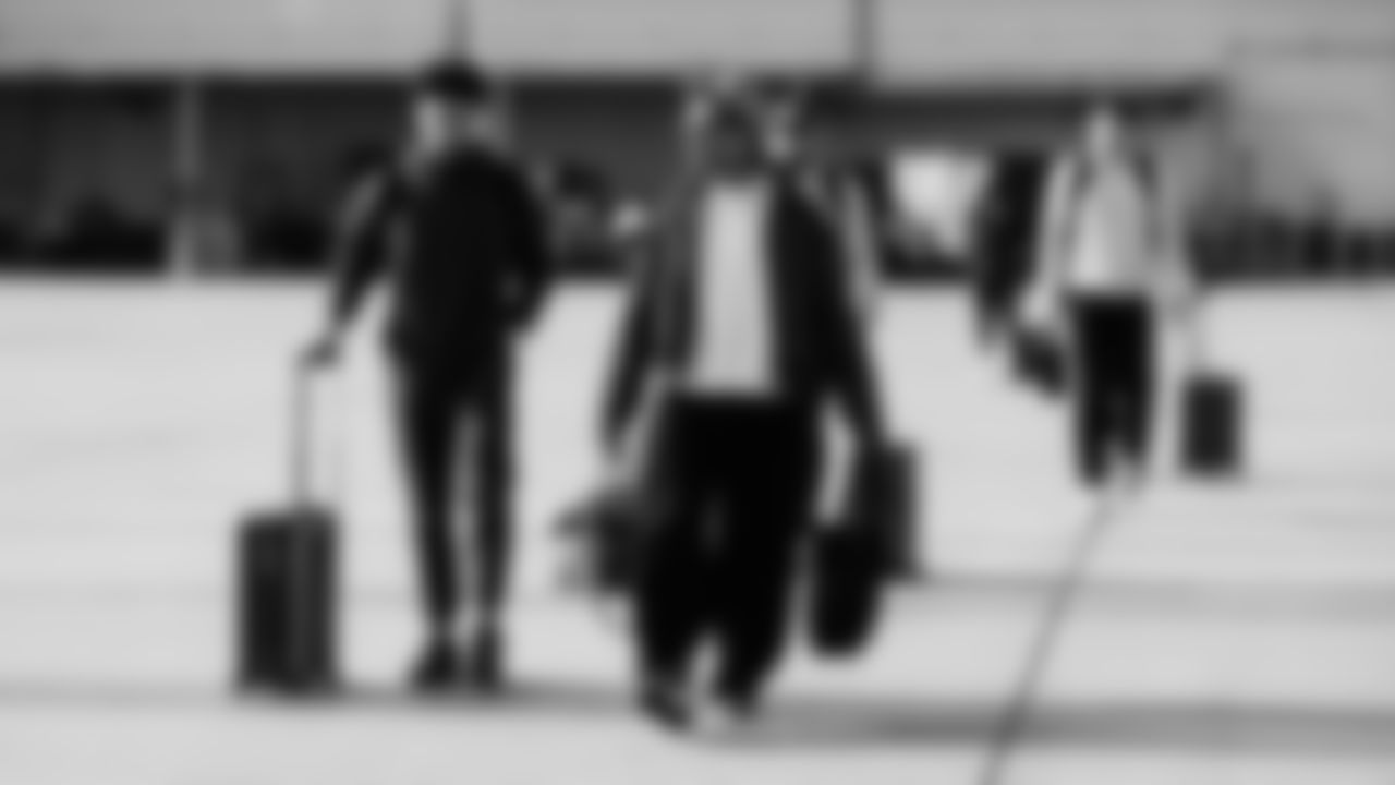 Cornerback Micah Robinson #21 of the Tennessee Titans during the travel day at the Nashville International Airport on January 03, 2026 in Nashville, TN. Photo by Jessie Rogers/Tennessee Titans