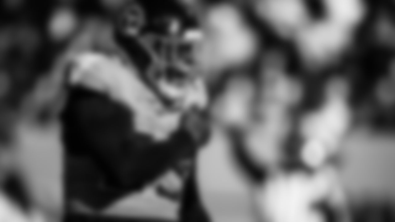 Outside linebacker Jihad Ward #53 of the Tennessee Titans emotion during the game between the Tennessee Titans and the Jacksonville Jaguars at Nissan Stadium on November 30, 2025 in Nashville, TN. Photo By Donald Page/Tennessee Titans