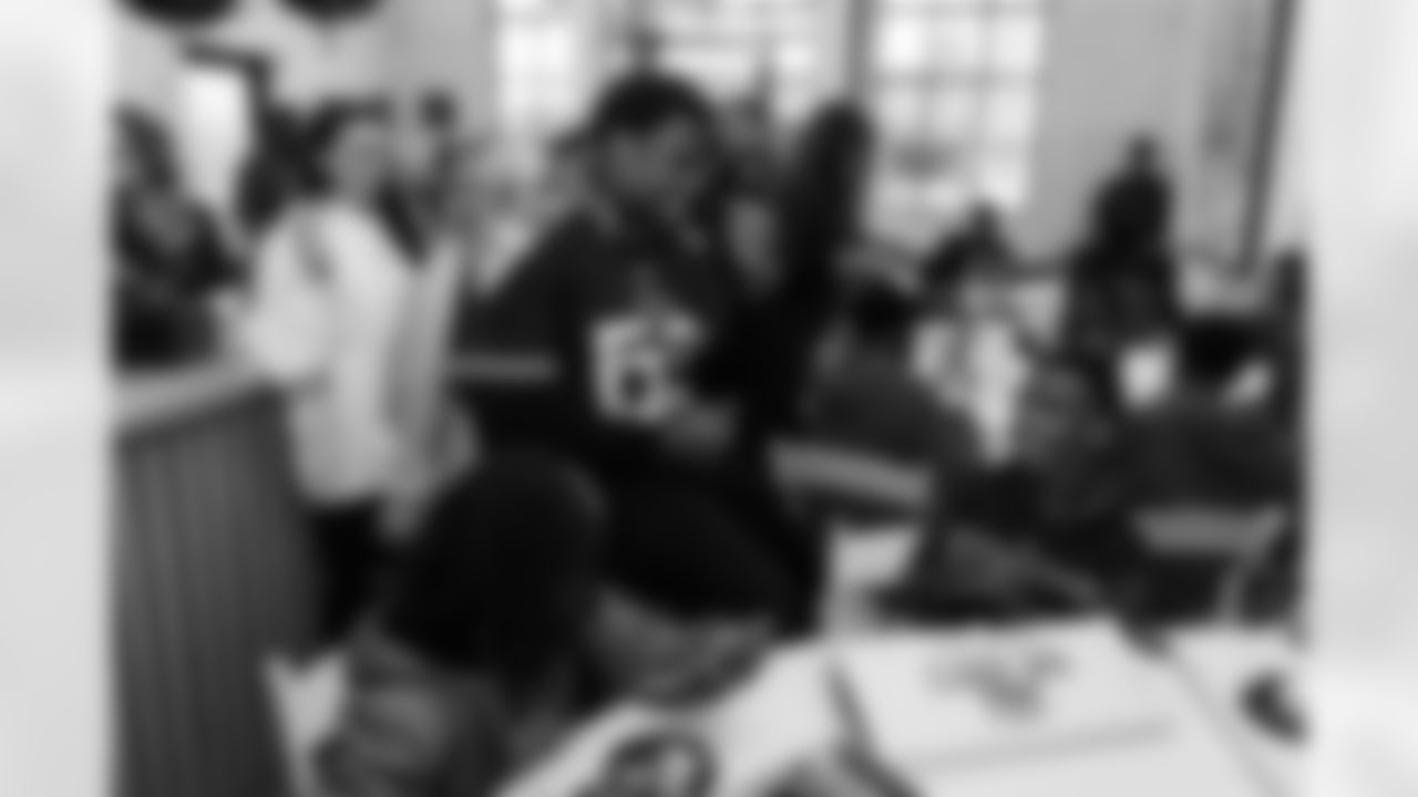 Rose Park Middle School Football Championship Celebration on December 02, 2025 in Nashville, TN. Photo By Beau Brune/Tennessee Titans