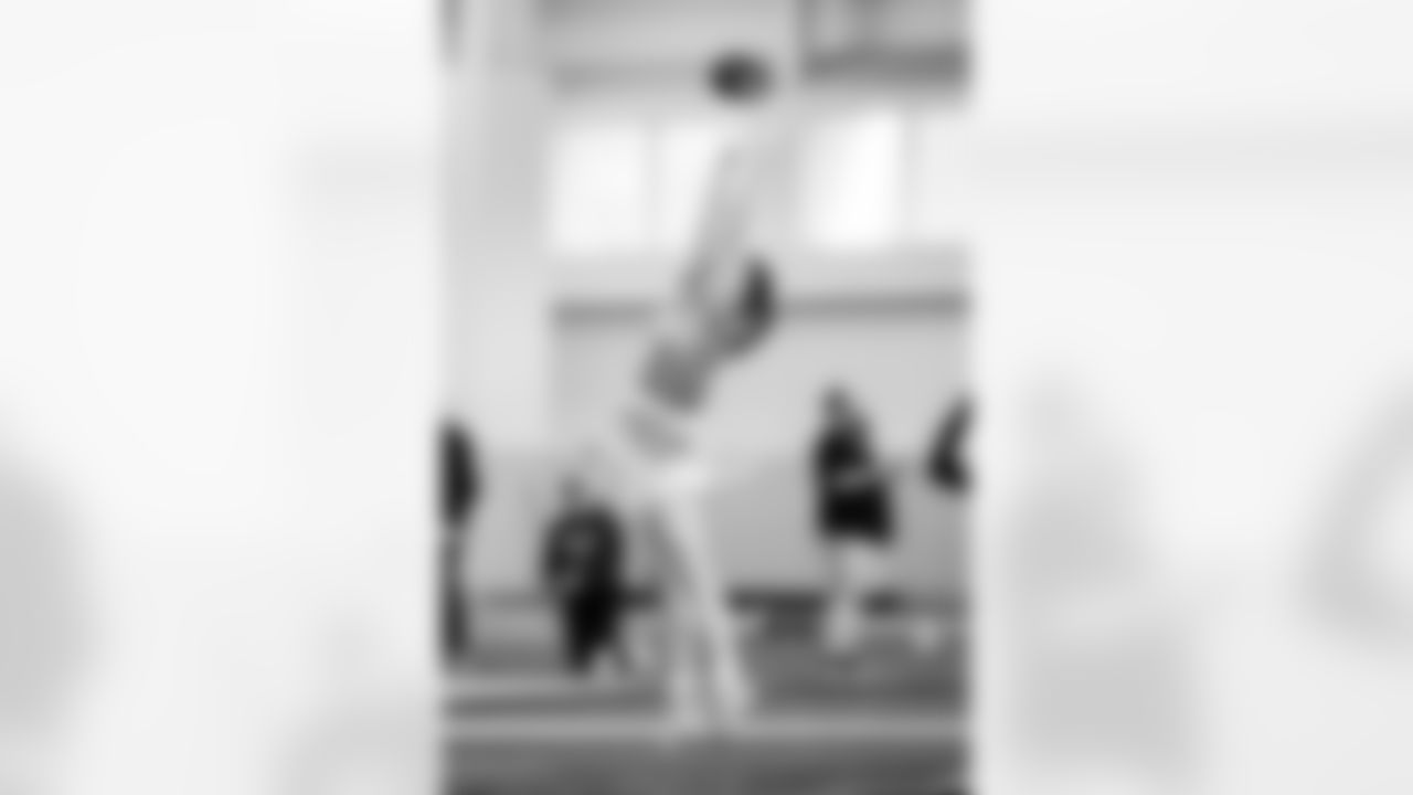 Local high school students participating in the Girls Flag Football College Showcase at Vanderbilt University on January 04, 2026 in Nashville, TN. Photo By Kaitlyn Hungerford/Tennessee Titans