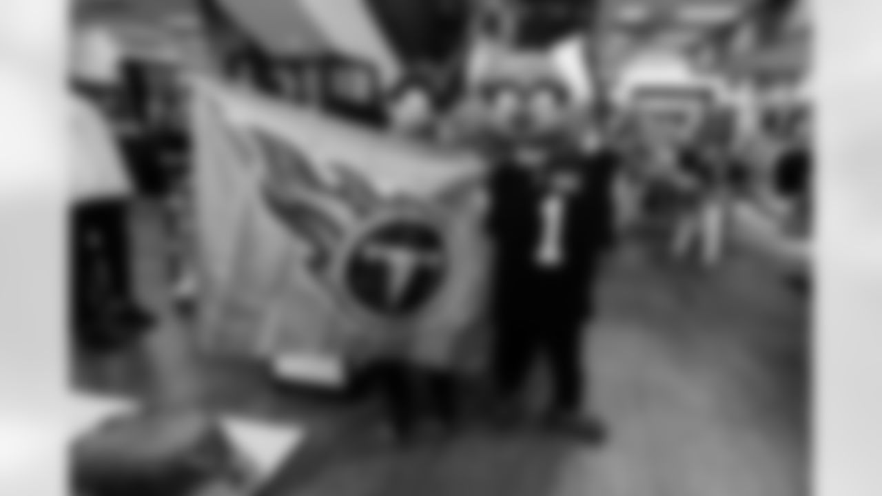 Titan Up Friday Caravan presented by 8th & Roast onDecember 05, 2025 in Nashville, TN. Photo By Beau Brune/Tennessee Titans