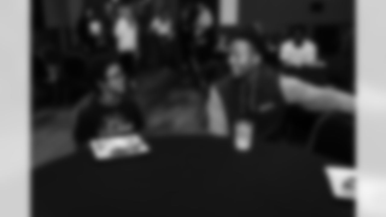 Crucial Catch Week Hope Kids on October 13, 2025 in Nashville, TN. Photo By Beau Brune/Tennessee Titans