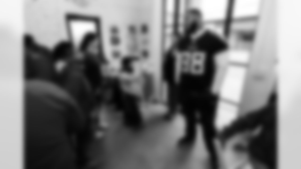 Rose Park Middle School Football Championship Celebration on December 02, 2025 in Nashville, TN. Photo By Beau Brune/Tennessee Titans