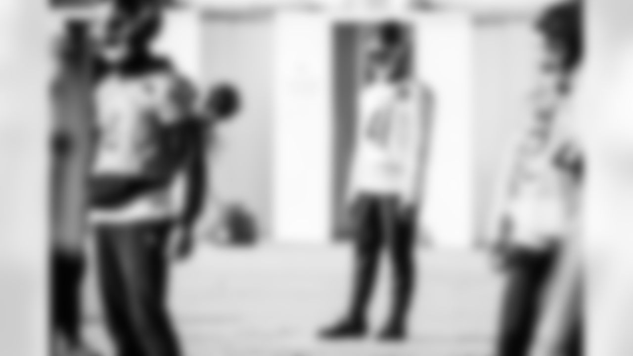 Safety Erick Hallett II #41 of the Tennessee Titans during practice at the Ascension Saint Thomas Sports Park on December 17, 2025 in Nashville, TN. Photo By Donald Page/Tennessee Titans