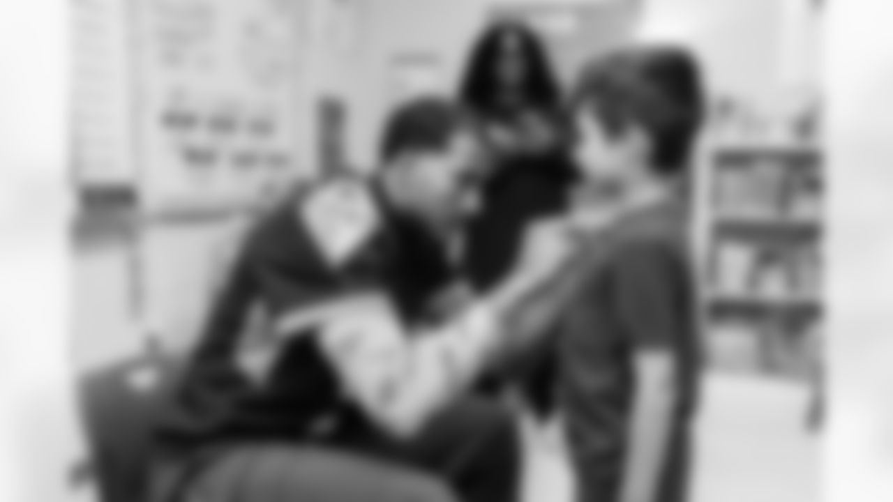 Take a Titan to School held at Coopertown Elementary School on October 21, 2025 in Nashville, TN. Photo By Jessie Rogers/Tennessee Titans