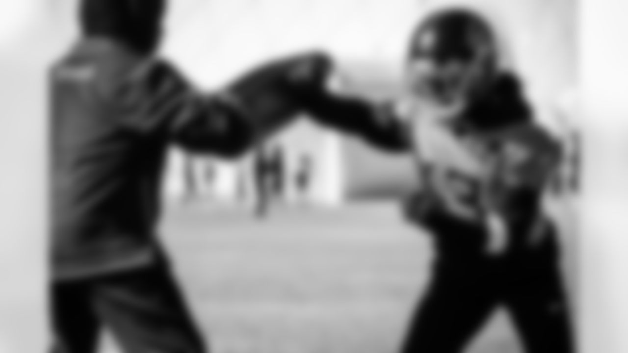 Wide receiver James Proche II #13 of the Tennessee Titans during practice at the Ascension Saint Thomas Sports Park on November 27, 2025 in Nashville, TN. Photo By Donald Page/Tennessee Titans