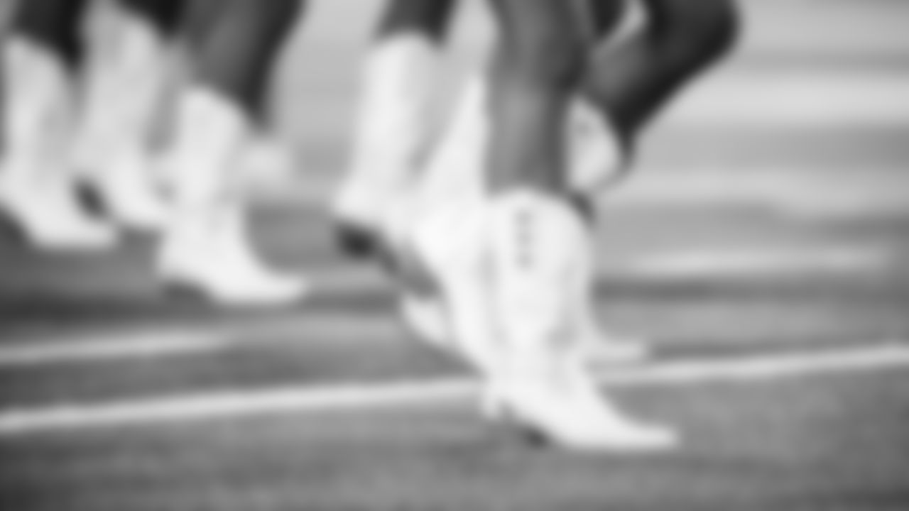 Tennessee Titans Cheerleading boots during the preseason game between the Tennessee Titans and the Minnesota Vikings at Nissan Stadium on August 22, 2025 in Nashville, TN. Photo By Donald Page/Tennessee Titans