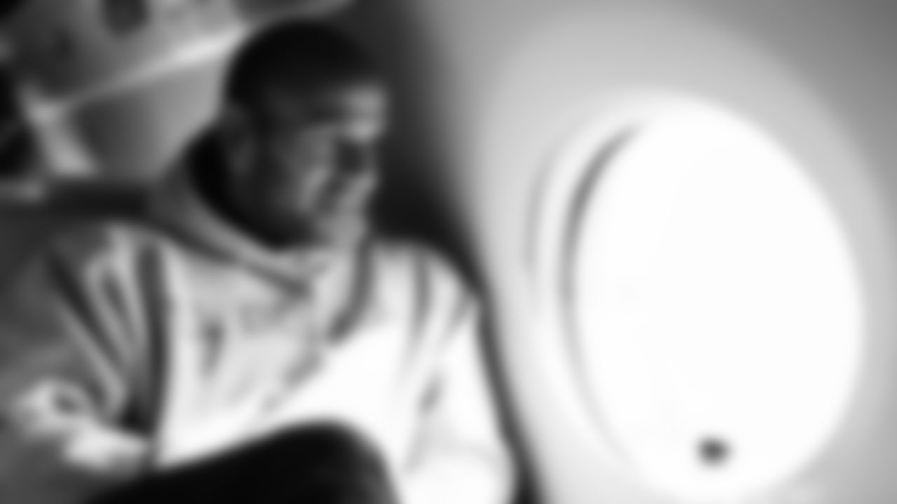 Head Coach Robert Saleh of the Tennessee Titans arrives in Nashville, TN on January 28, 2026. Photo by Donald Page/Tennessee Titans