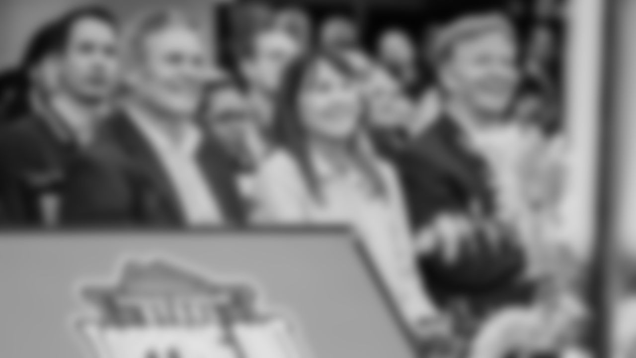 The New Nissan Stadium steel topping out ceremony takes place on November 21, 2025 in Nashville, TN. Photo By Shane Potter