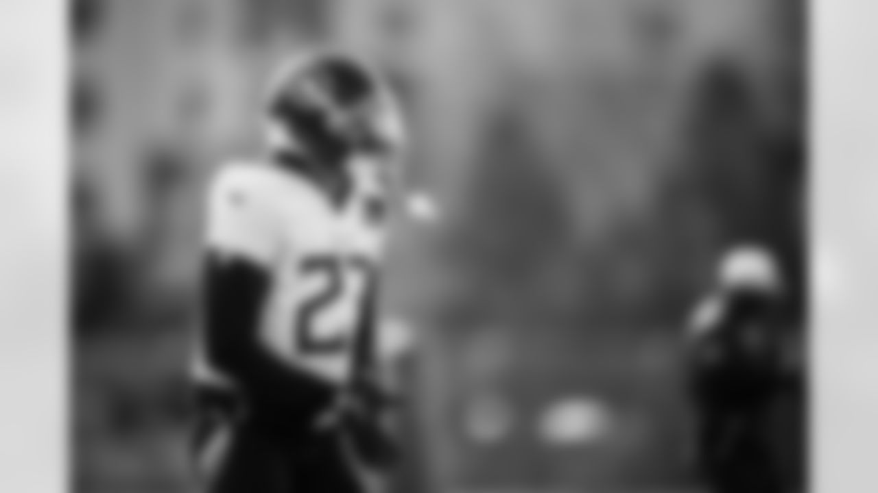 Safety Kevin Winston Jr. #23 of the Tennessee Titans during practice at the Ascension Saint Thomas Sports Park on November 13, 2025 in Nashville, TN. Photo By Donald Page/Tennessee Titans