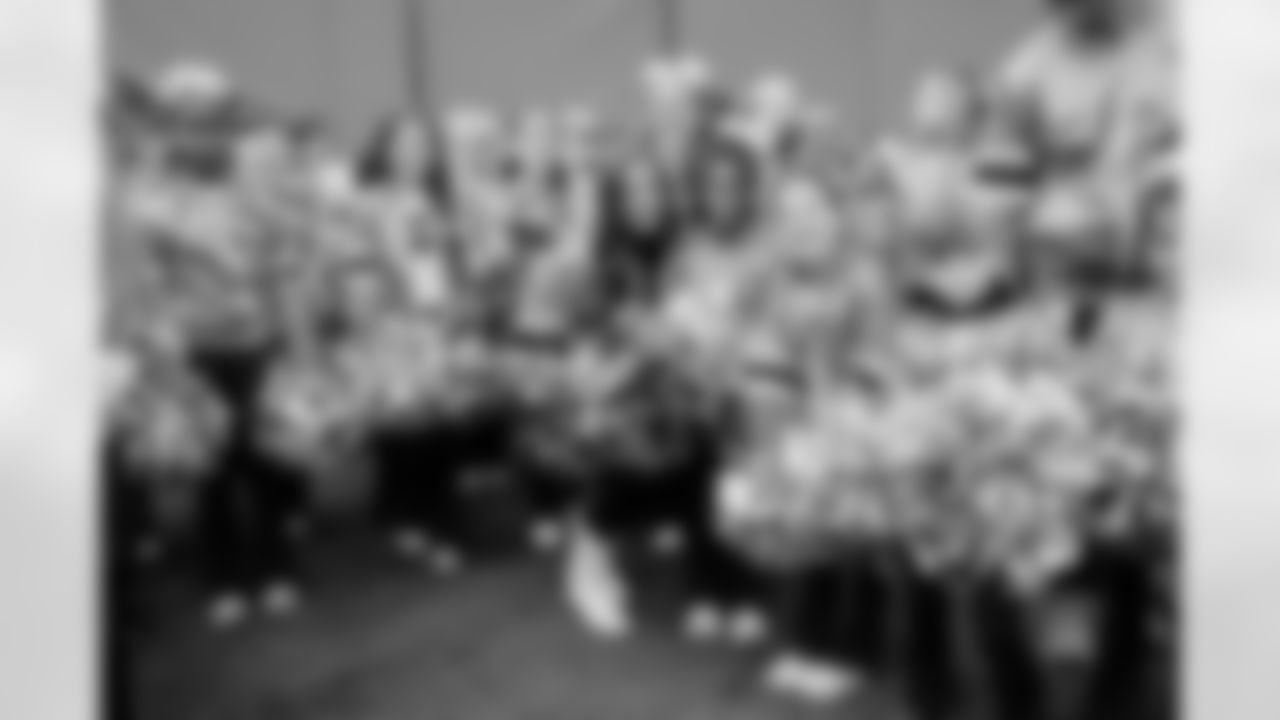 Junior Cheer, Tennessee Titans Cheerleaders before the game between the Tennessee Titans and the Los Angeles Chargers at Nissan Stadium on November 02, 2025 in Nashville, TN. Photo By Beau Brune/Tennessee Titans