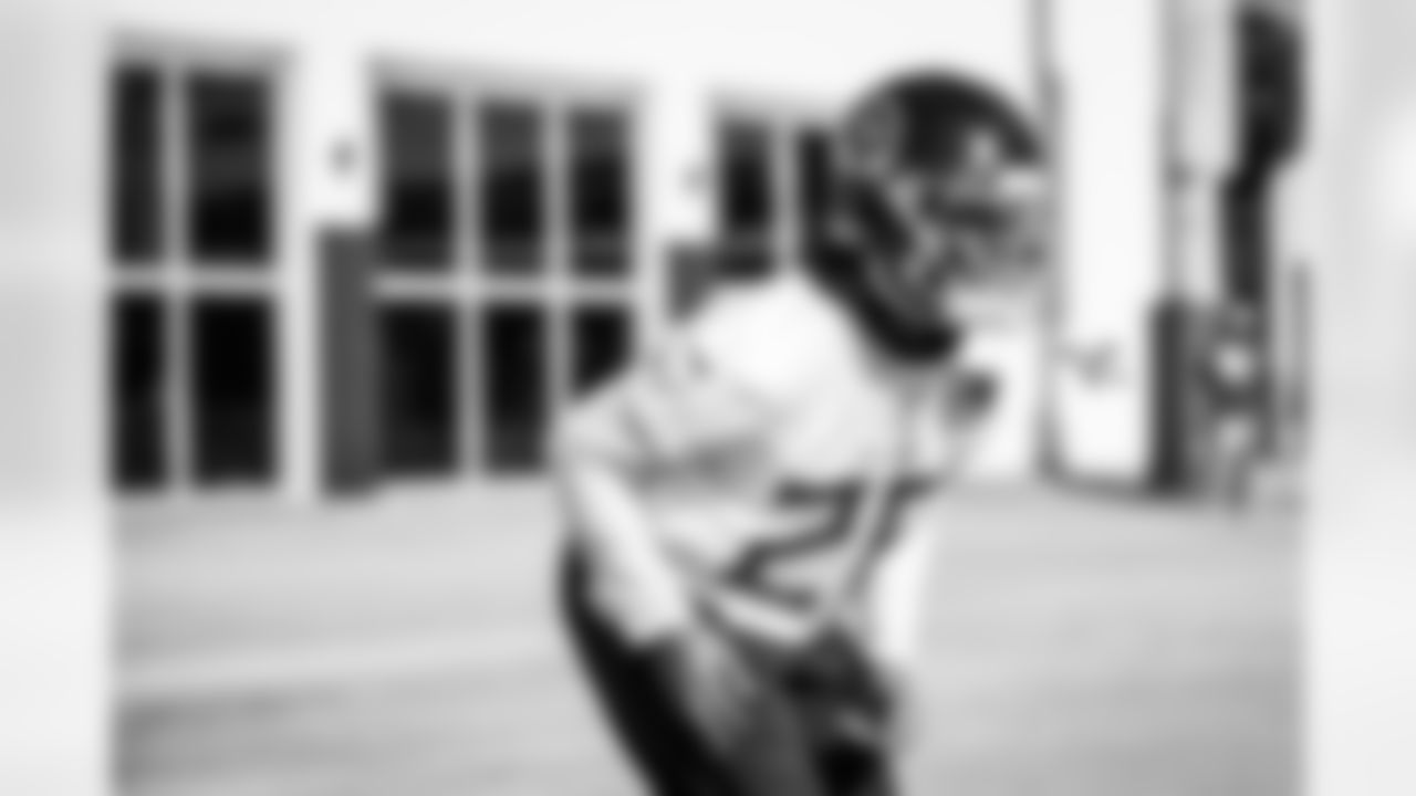 Cornerback Marcus Harris #26 of the Tennessee Titans during practice at the Ascension Saint Thomas Sports Park on December 12, 2025 in Nashville, TN. Photo By Donald Page/Tennessee Titans