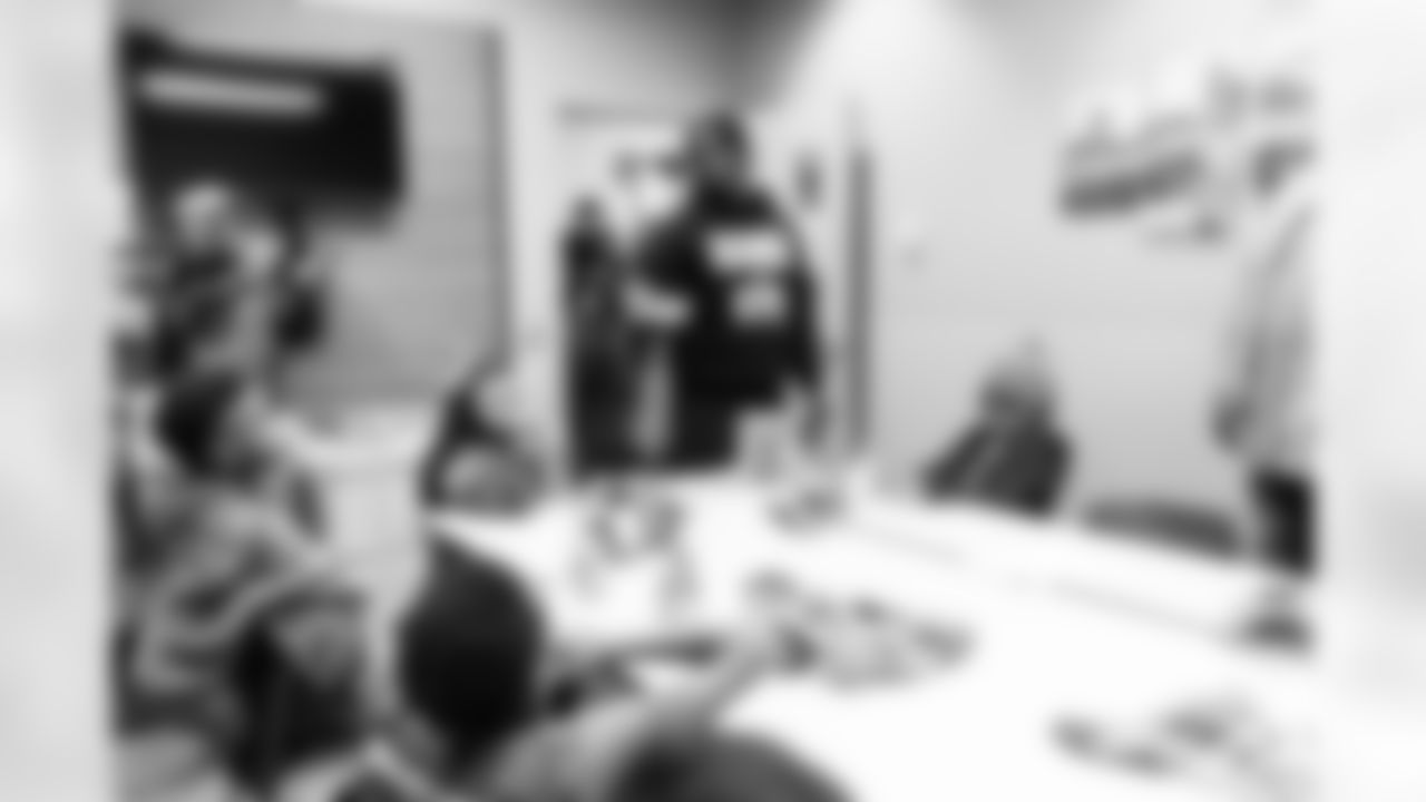 Quarterback Cam Ward #1 of the Tennessee Titans partners with Preston Taylor Ministries to take 8 kids holiday shopping on December 16, 2025 in Nashville, TN. Photo By Jessie Rogers/Tennessee Titans