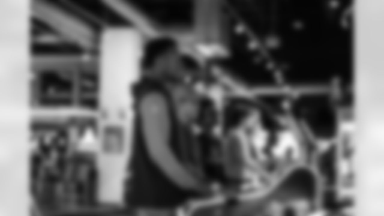 Crucial Catch Week Hope Kids on October 13, 2025 in Nashville, TN. Photo By Beau Brune/Tennessee Titans