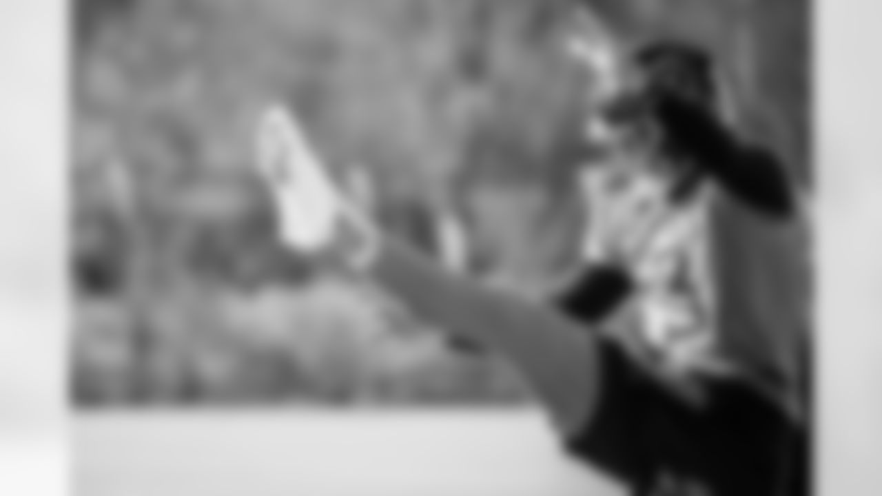 Punter Johnny Hekker #3 of the Tennessee Titans during practice at the Ascension Saint Thomas Sports Park on November 27, 2025 in Nashville, TN. Photo By Donald Page/Tennessee Titans