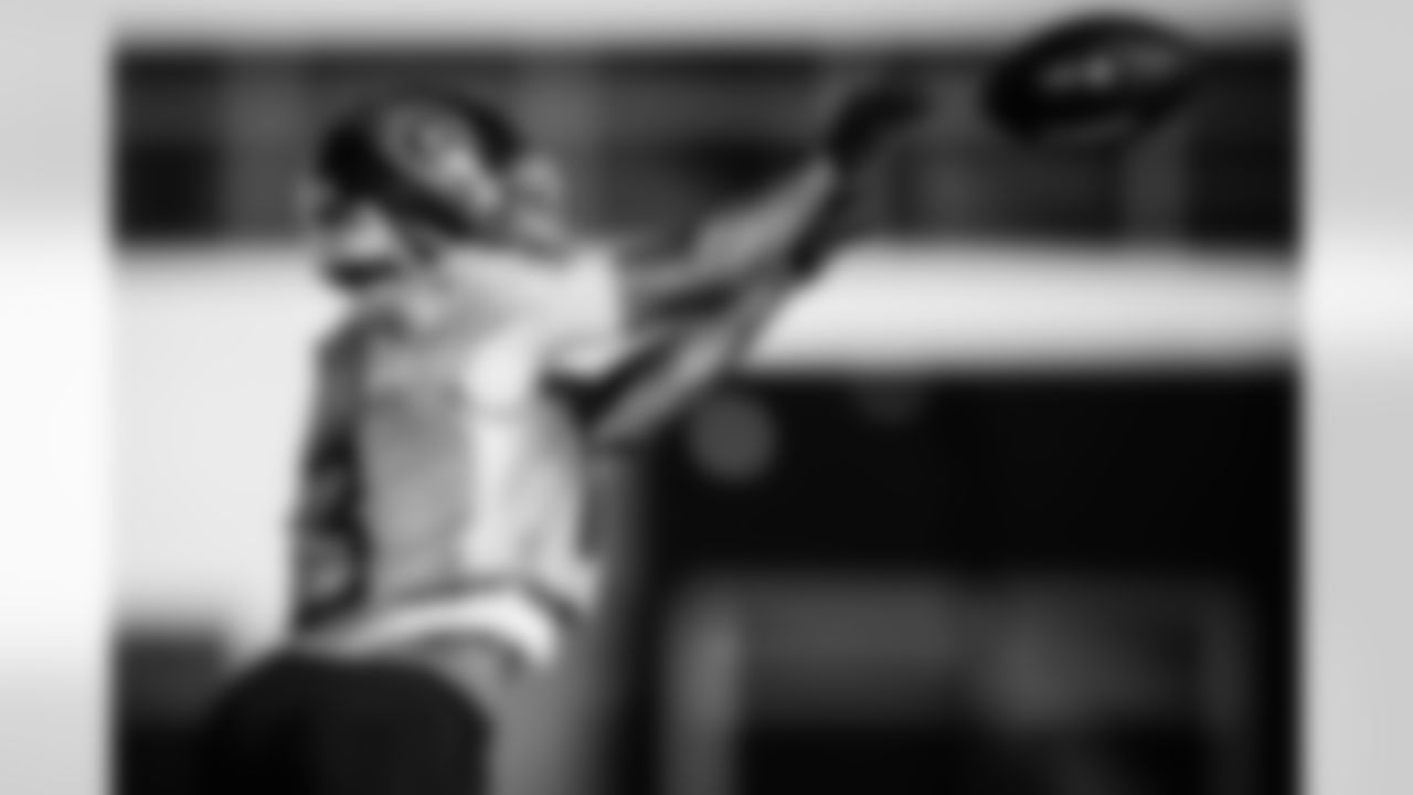 Wide receiver James Proche II #13 of the Tennessee Titans during practice at the Ascension Saint Thomas Sports Park on January 1, 2026 in Nashville, TN. Photo By Jessie Rogers/Tennessee Titans