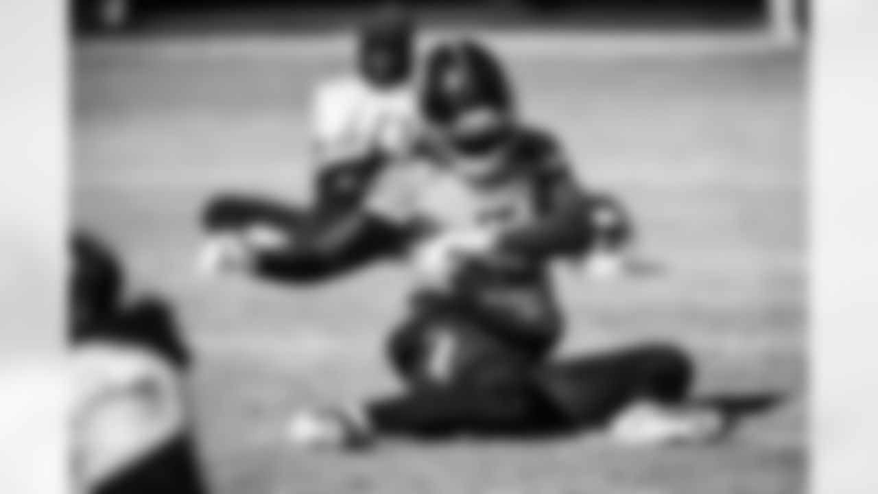 during practice at the Ascension Saint Thomas Sports Park on November 28, 2025 in Nashville, TN. Photo By Beau Brune/Tennessee Titans