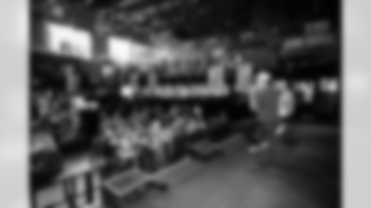 Fans at the Tennessee Titans Watch Party for the game between the Titans vs Cardinals at Brooklyn Bowl on October 05, 2025 in Nashville, TN. Photo By Kaitlyn Hungerford/Tennessee Titans