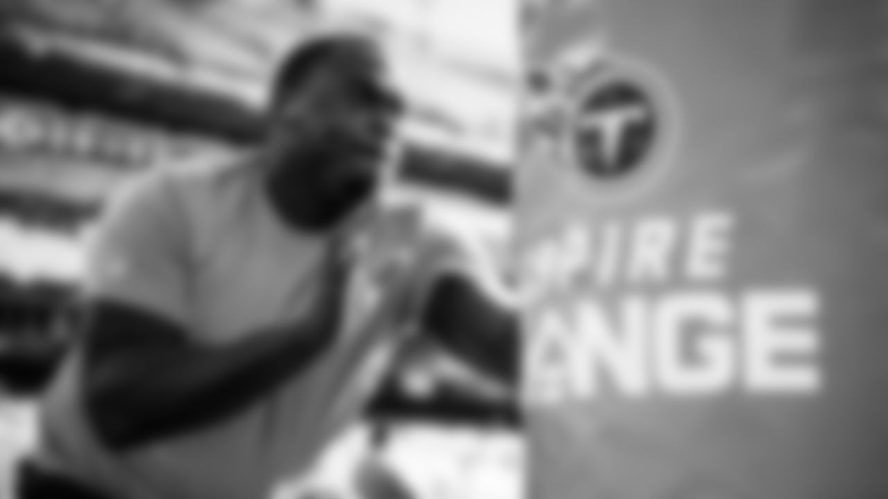 Offensive lineman Olisaemeka Udoh #72 of the Tennessee Titans before the game between the Tennessee Titans and the San Francisco 49ers at Levi's Stadium on December 21, 2025 in San Francisco, CA. Photo By Donald Page/Tennessee Titans