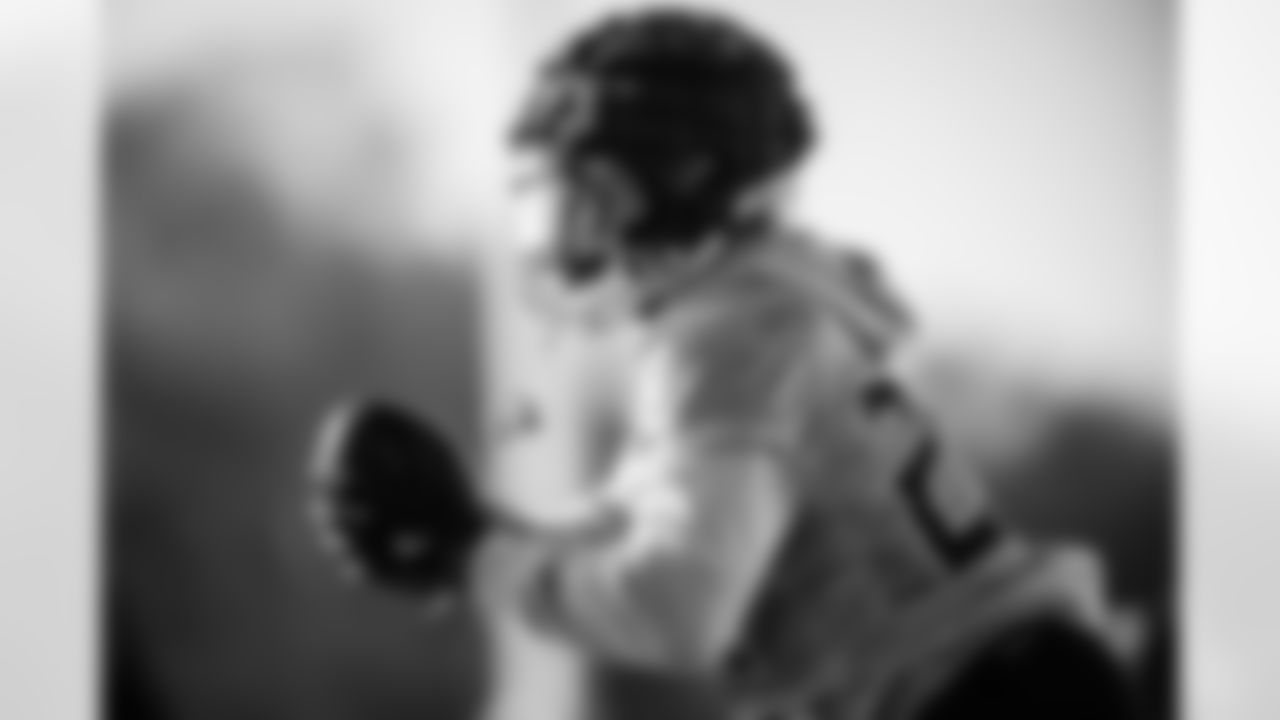 Running back Jordan Mims #24 of the Tennessee Titans during practice at the Ascension Saint Thomas Sports Park on December 3, 2025 in Nashville, TN. Photo By Jessie Rogers/Tennessee Titans