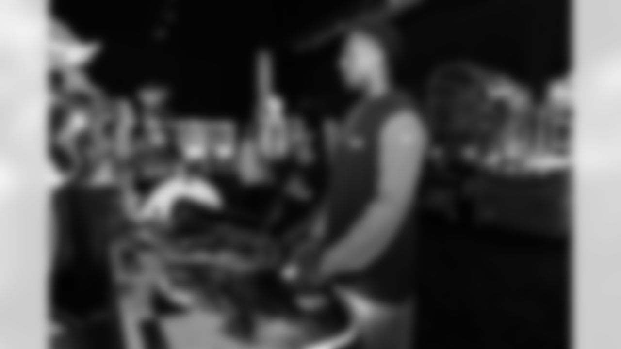 Crucial Catch Week Hope Kids on October 13, 2025 in Nashville, TN. Photo By Beau Brune/Tennessee Titans