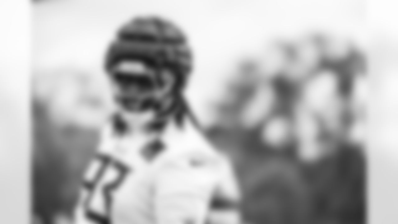 Defensive tackle T'Vondre Sweat #93 of the Tennessee Titans during practice at the Ascension Saint Thomas Sports Park on October 30, 2025 in Nashville, TN. Photo By Donald Page/Tennessee Titans