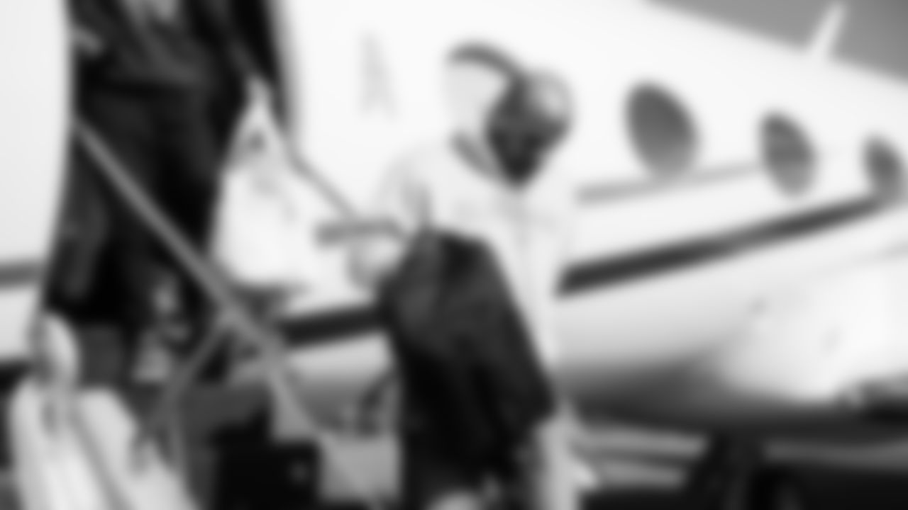 Head Coach Robert Saleh of the Tennessee Titans arrives in Nashville, TN on January 28, 2026. Photo by Donald Page/Tennessee Titans