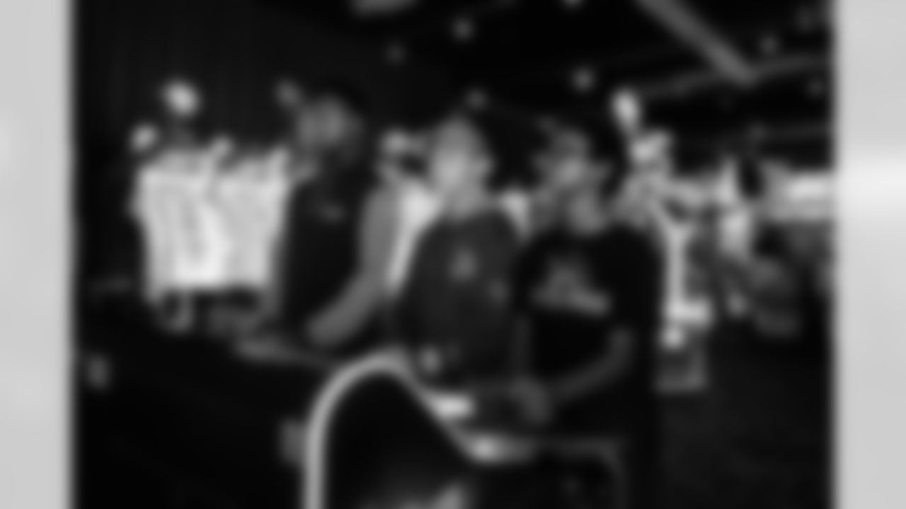 Crucial Catch Week Hope Kids on October 13, 2025 in Nashville, TN. Photo By Beau Brune/Tennessee Titans