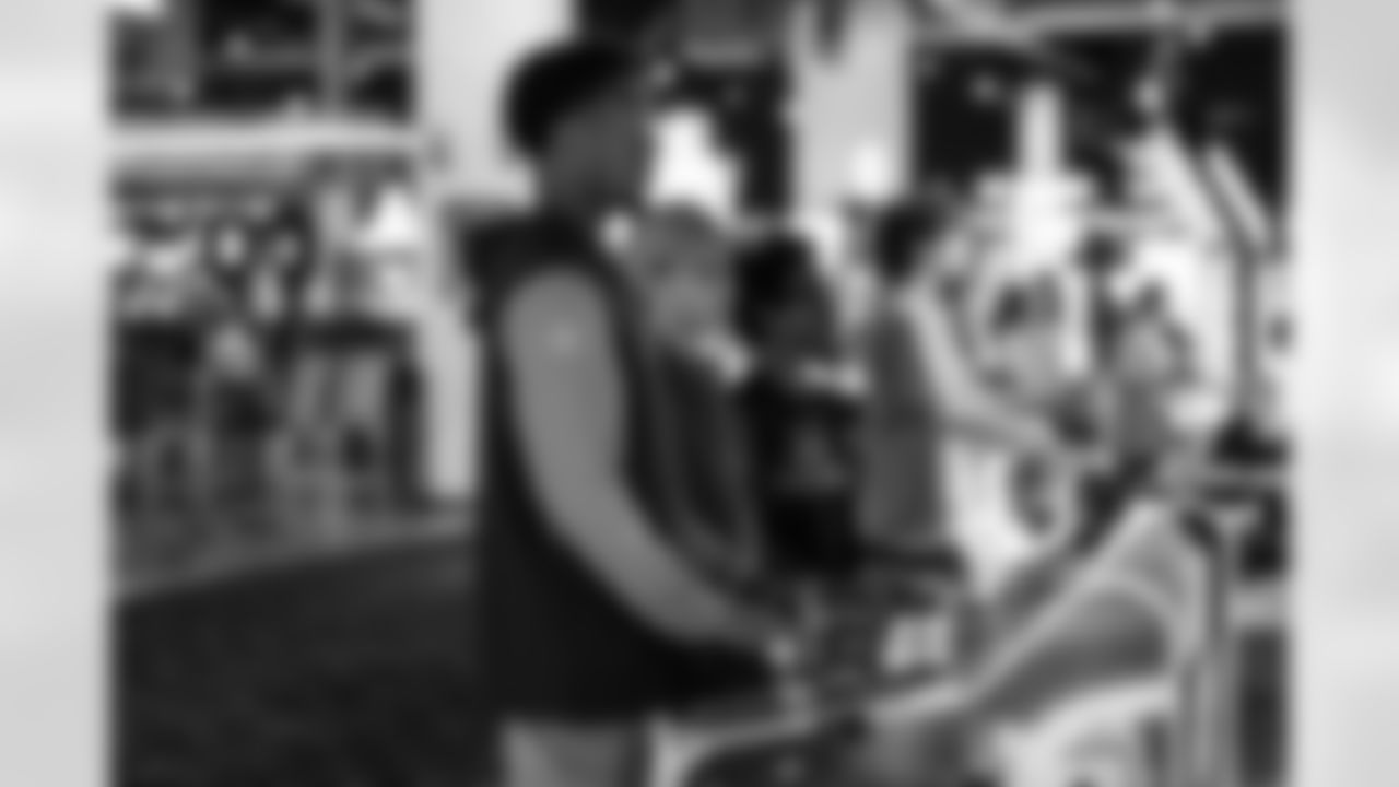 Crucial Catch Week Hope Kids on October 13, 2025 in Nashville, TN. Photo By Beau Brune/Tennessee Titans