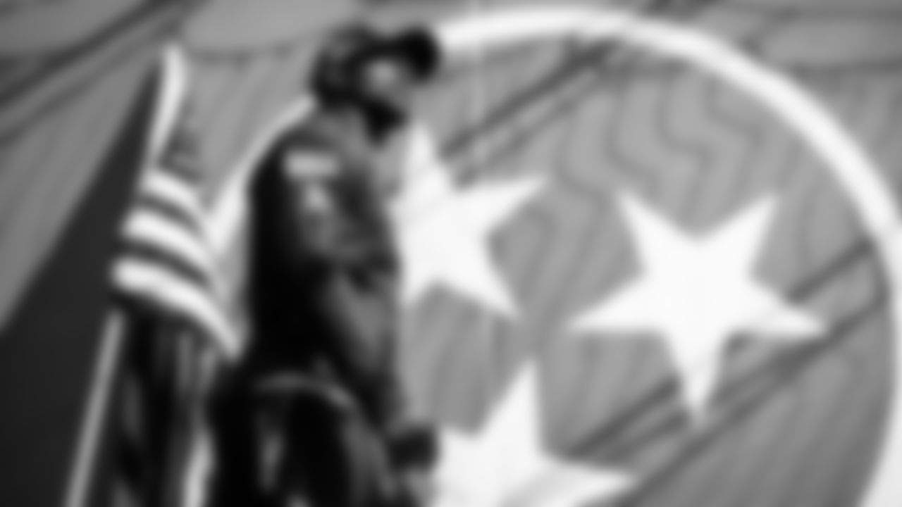 during the game between the Tennessee Titans and the Houston Texans at Nissan Stadium on November 16, 2025 in Nashville, TN. Photo By Jessie Rogers/Tennessee Titans