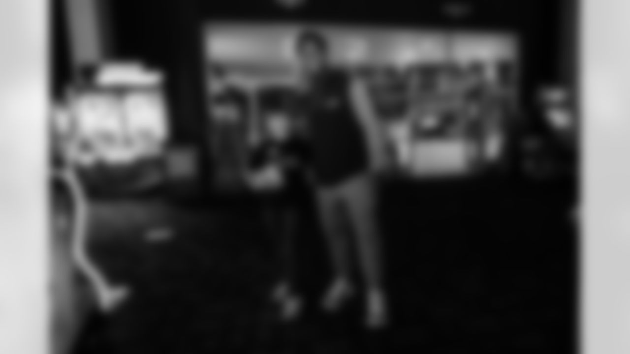 Crucial Catch Week Hope Kids on October 13, 2025 in Nashville, TN. Photo By Beau Brune/Tennessee Titans