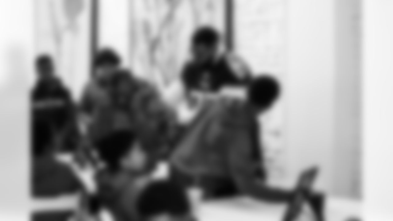 Rose Park Middle School Football Championship Celebration on December 02, 2025 in Nashville, TN. Photo By Beau Brune/Tennessee Titans