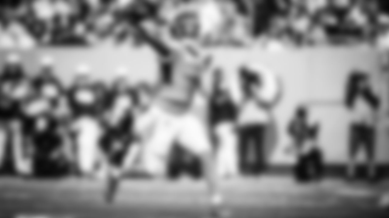 Quarterback Cam Ward #1 of the Tennessee Titans during the game between the Tennessee Titans and the New England Patriots at Nissan Stadium on October 19, 2025 in Nashville, TN. Photo By Tennessee Titans