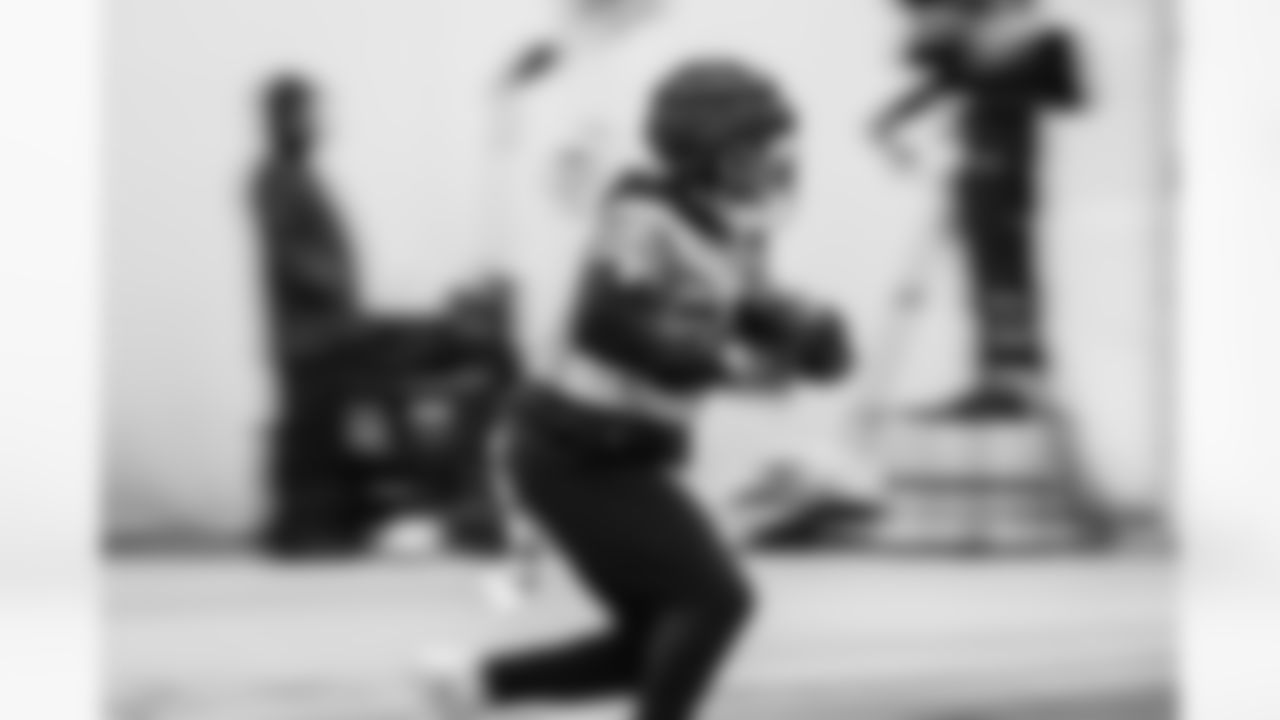 Running back Julius Chestnut #36 of the Tennessee Titans during practice at the Ascension Saint Thomas Sports Park on December 4, 2025 in Nashville, TN. Photo By Donald Page/Tennessee Titans