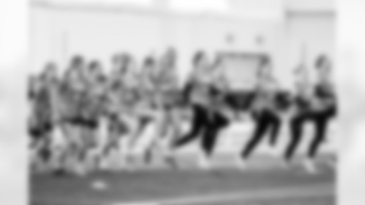 Local high school students participating in the Girls Flag Football College Showcase at Vanderbilt University on January 04, 2026 in Nashville, TN. Photo By Kaitlyn Hungerford/Tennessee Titans